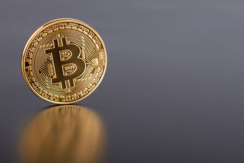 Photo Golden Bitcoin (new virtual money ) Photo Golden Bitcoin (new virtual money )