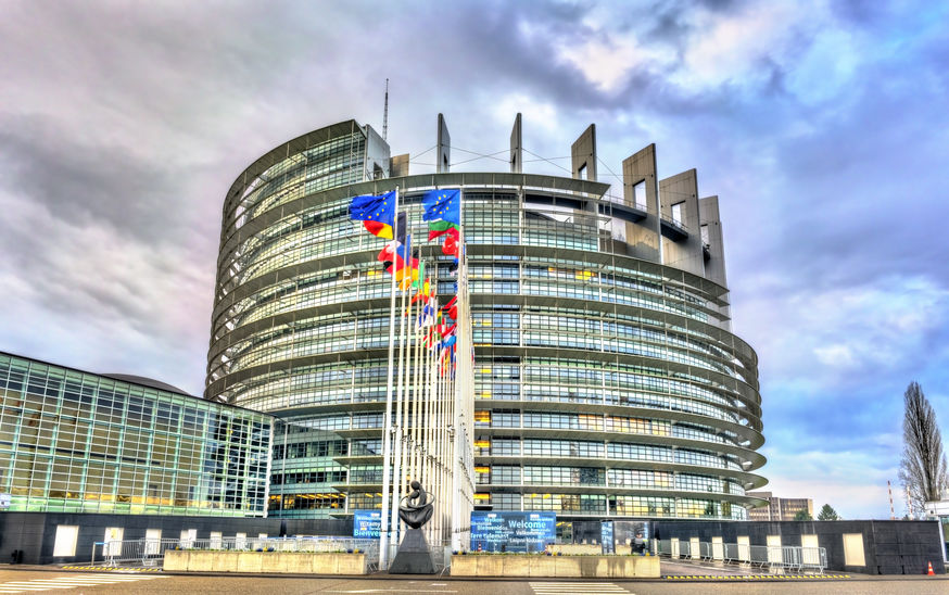 Seat of the European Parliament in Strasbourg, France