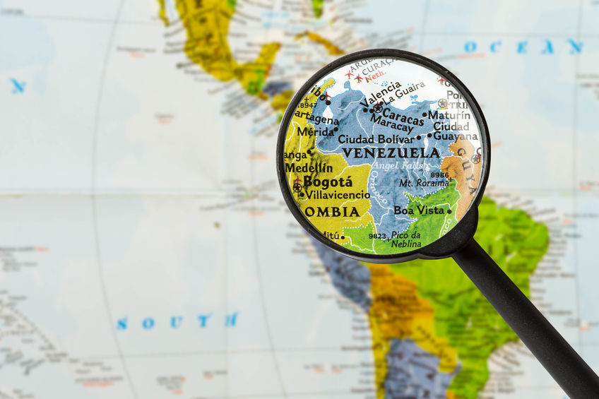 map of Bolivarian Republic of Venezuela