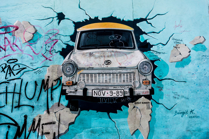 BERLIN, GERMANY MARCH 20: Berlin Wall graffiti seen on March 2