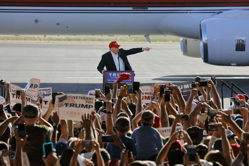 GOP Presidential Candidate Donald Trump Campaigns In Sacramento,
