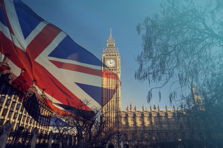 UK flag and Big Ben