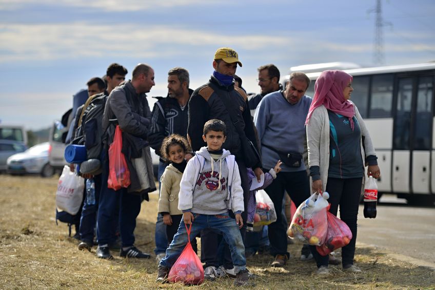 refugees in Tovarnik (Serbian Croatina border)