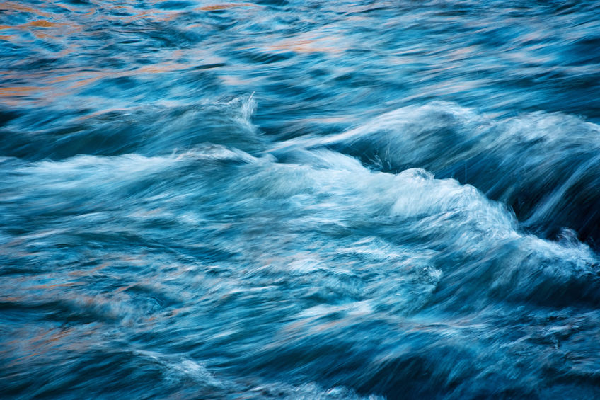 blue tint river