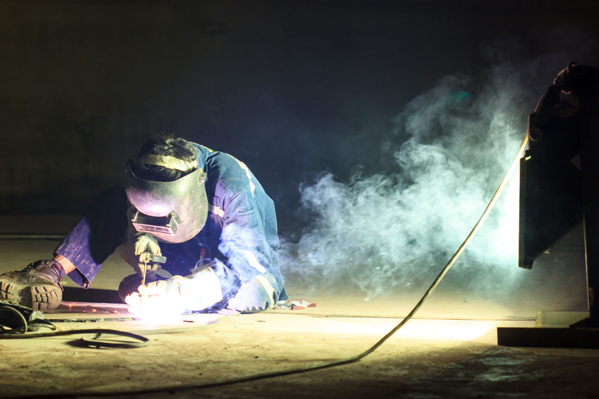 Repair storage tank welding