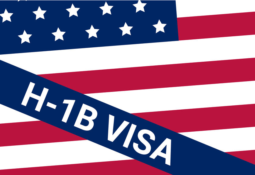 USA viza H 1B. Visa in the United States temporary work for foreign skilled workers in specialty occupation.