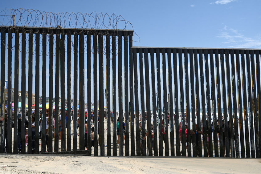 Border Field State Park Beach, CA, USA July 30, 2023: The USA